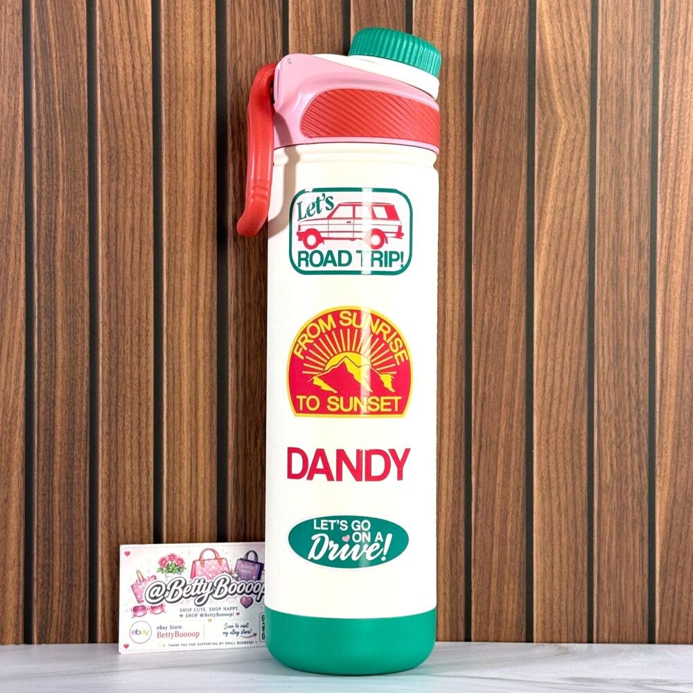 New Dandy Worldwide + Starbucks Road Trip Stainless Steel Water Bottle 26 oz